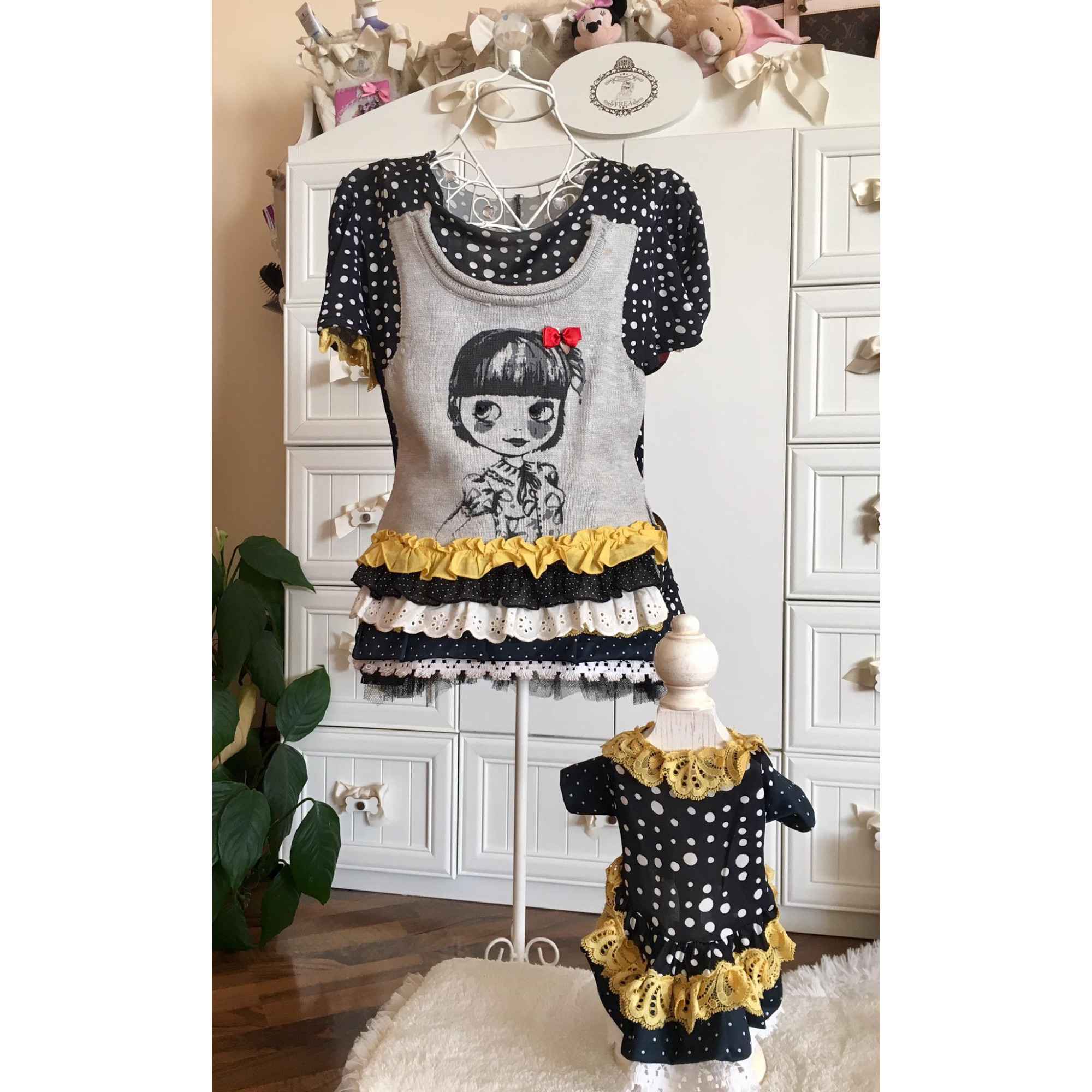 Блузки за Мама и Обичковче "Mom&Yorkie Fashion Icon collection by FREA" 