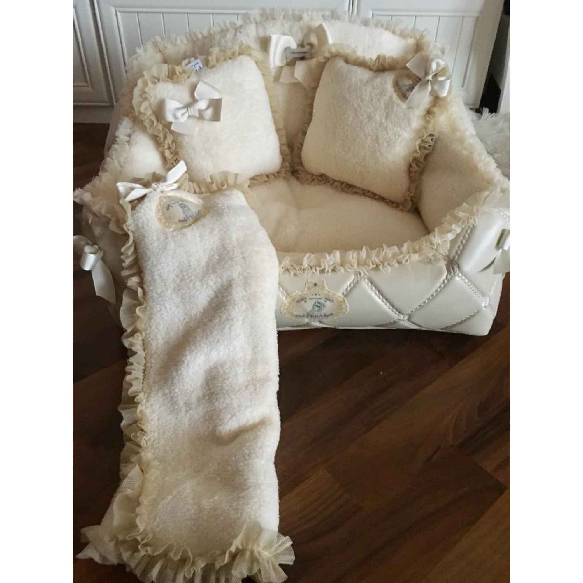 Легълце, одеалце и възглавнички "My Sweet Yorkie Home collection by FREA"