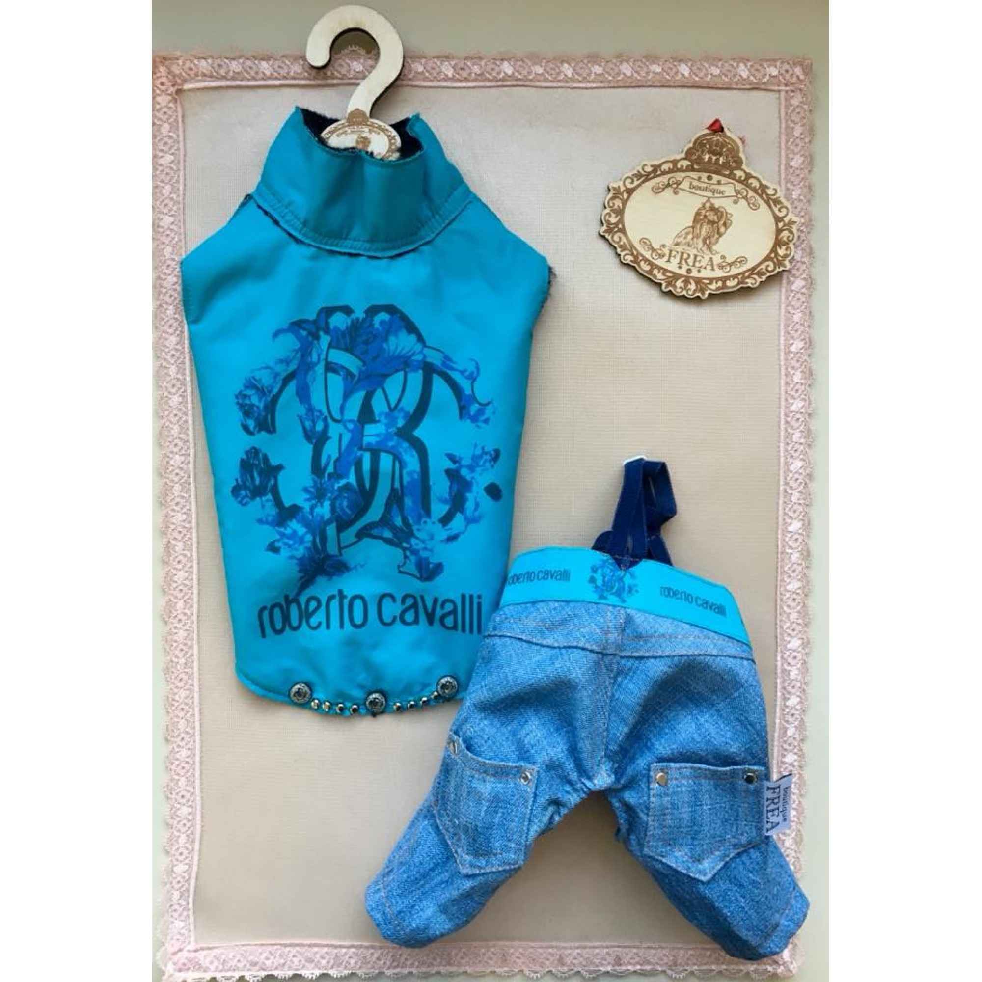 Якенце и дънково панталонче “My Yorkie Fashion Icon collection by FREA” 