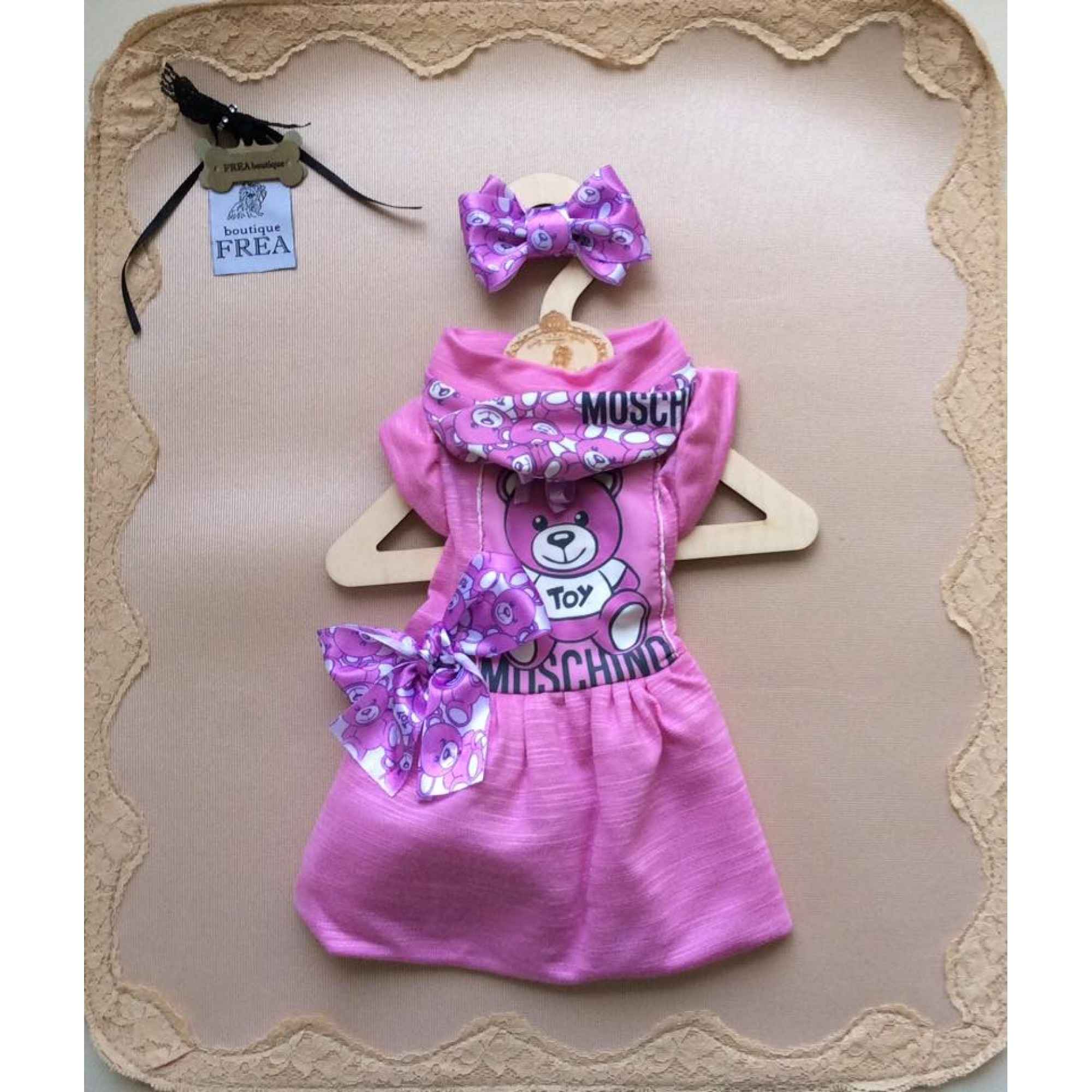 Лятна рокличка и панделка “My Yorkie Fashion Icon collection by FREA”