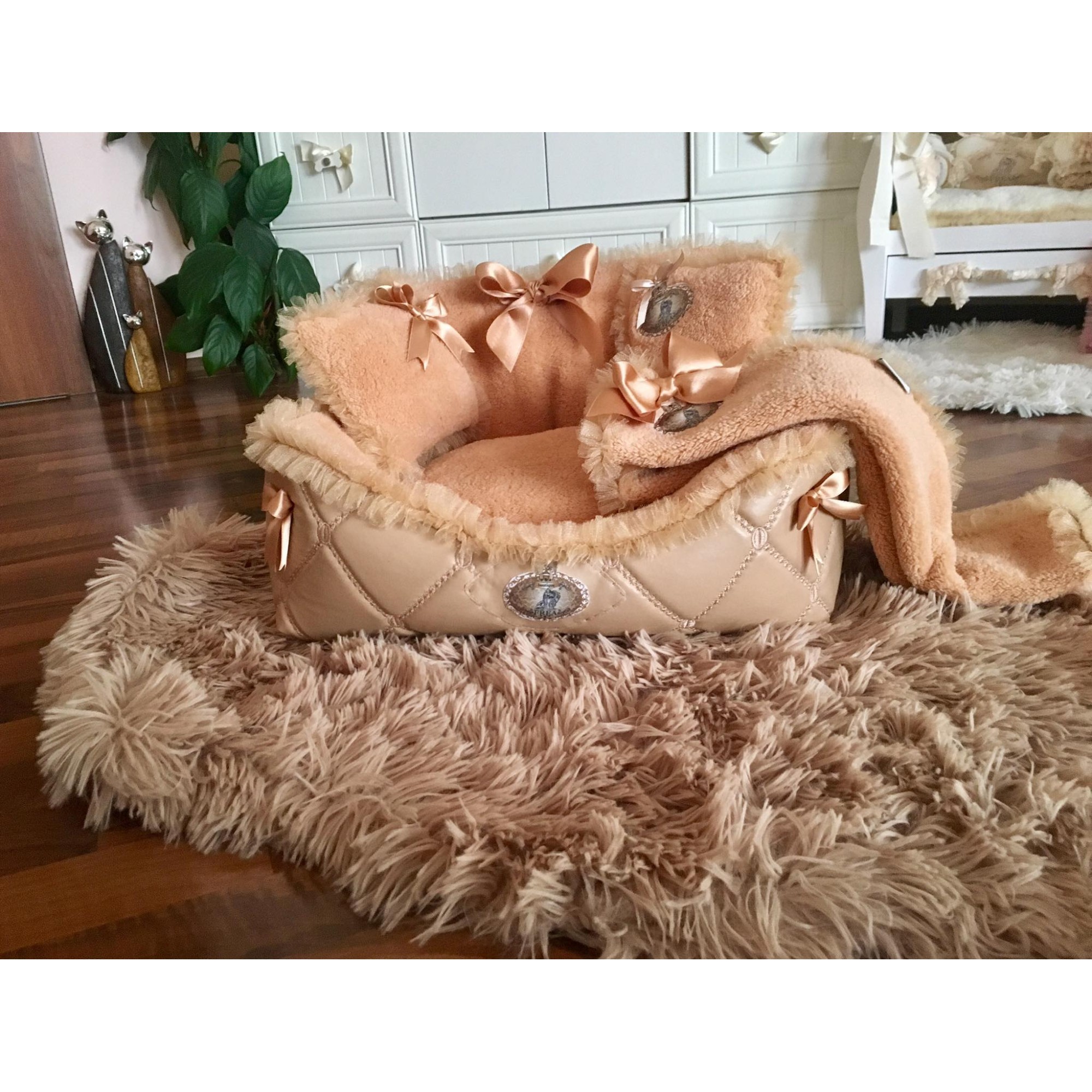 Легълце и възглавнички "My Sweet Yorkie Home collection by FREA"