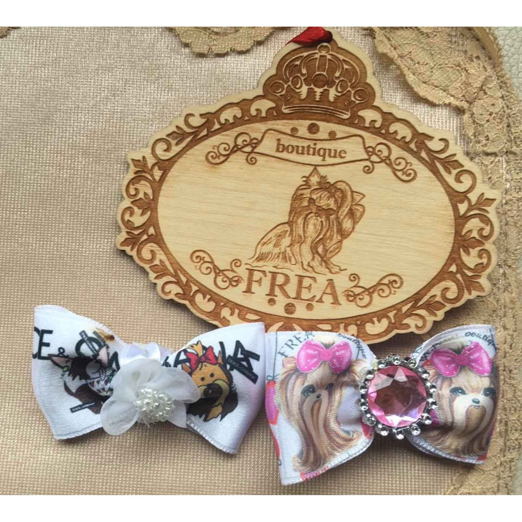 Панделки "My Yorkie Love collection by FREA"