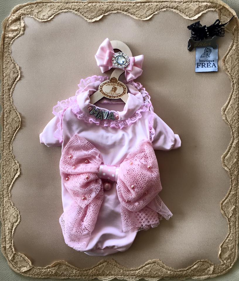 Блузка и шнолка "My Yorkie Love collection by FREA"