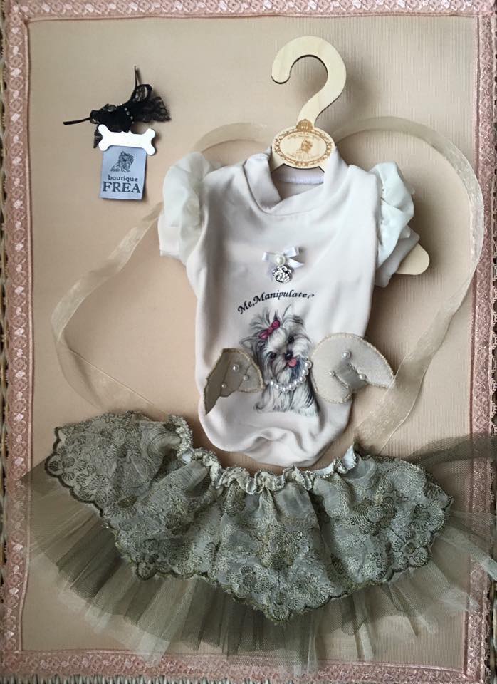 Блузка и поличка "My Yorkie Angel collection by FREA"