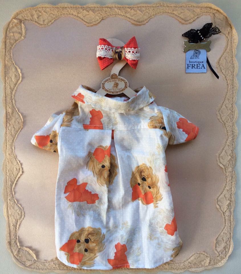 Ризка и шнолка "My Yorkie Love collection by FREA"
