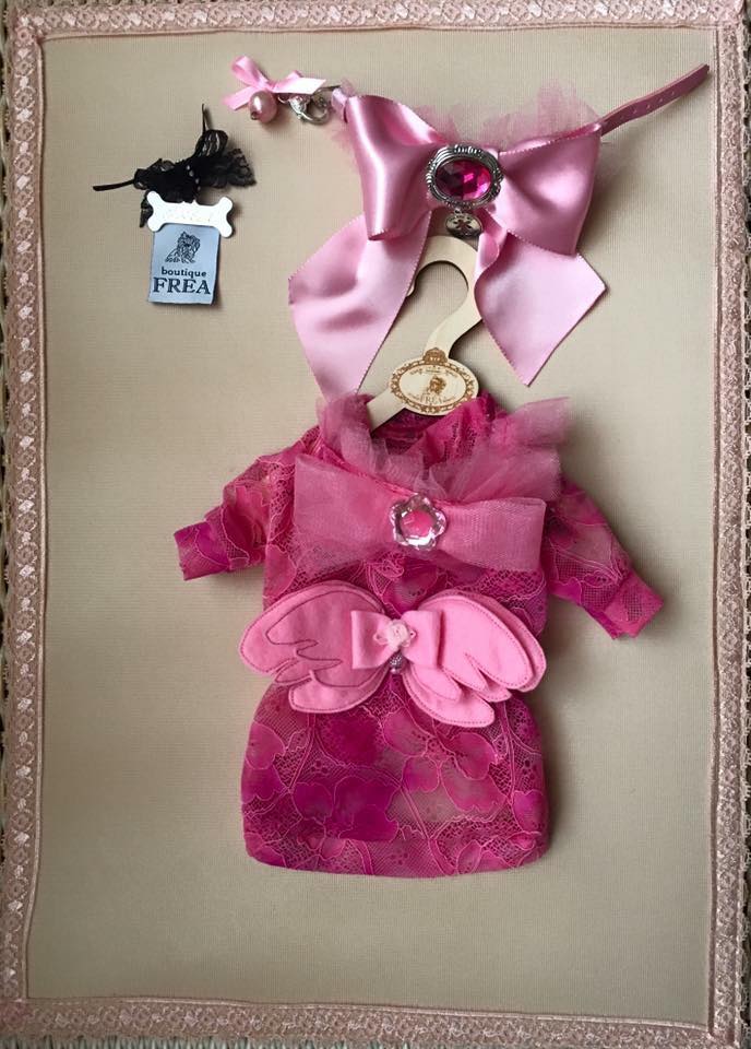  Блузка и нашийниче - бижу "My Yorkie Angel collection by FREA"