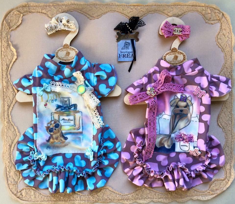 Роклички и панделки "My Yorkie Love collection by FREA"