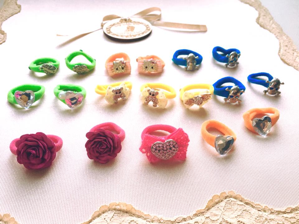 Ластичета "My Yorkie Love collection by FREA", "My Secret Fashion Garden collection", "My Skull Glam collection" 
