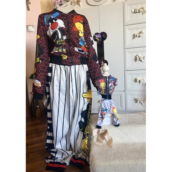 Пролетни якенца и панталончета за Мама и Обичковче "Mom&Yorkie Fashion Icon collection by FREA"
