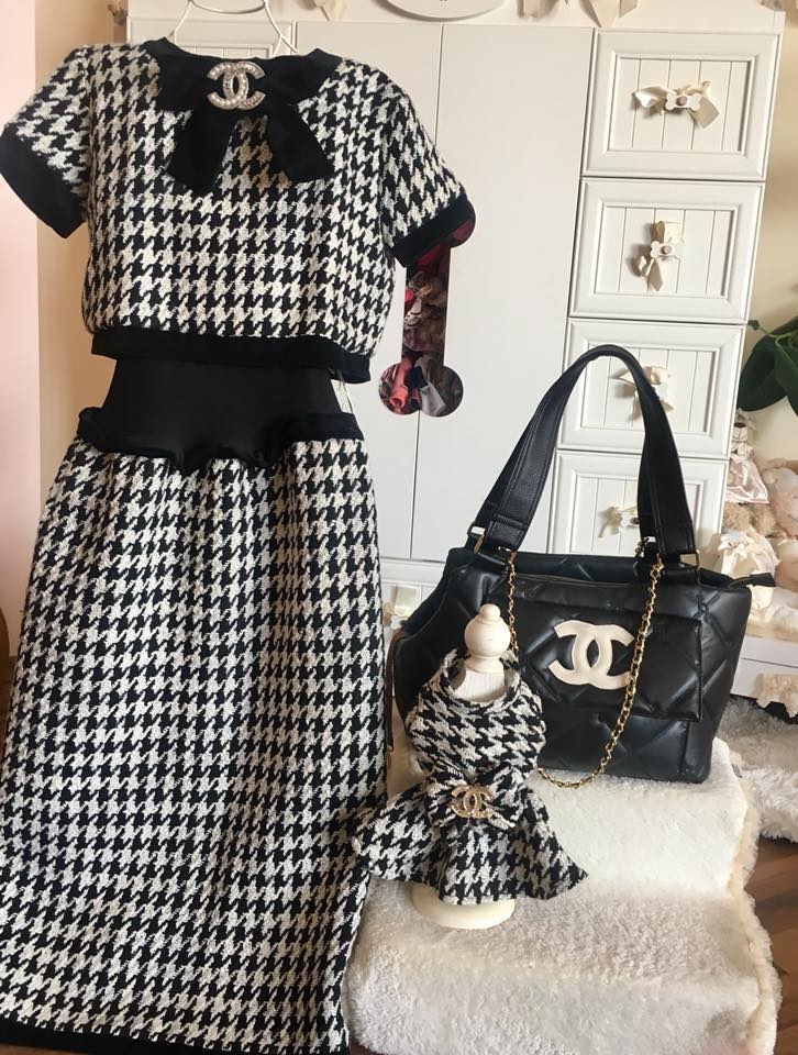 Роклички за Мама и Йорки "Mom&Yorkie Fashion Icon collection" и чанта за Обичковче "My Luxury Fashion HandBag by FREA"