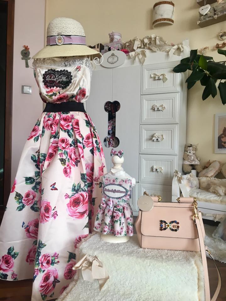 Комплект облекло за Мама и Обичковче "Mom&Yorkie Fashion Icon collection by FREA"