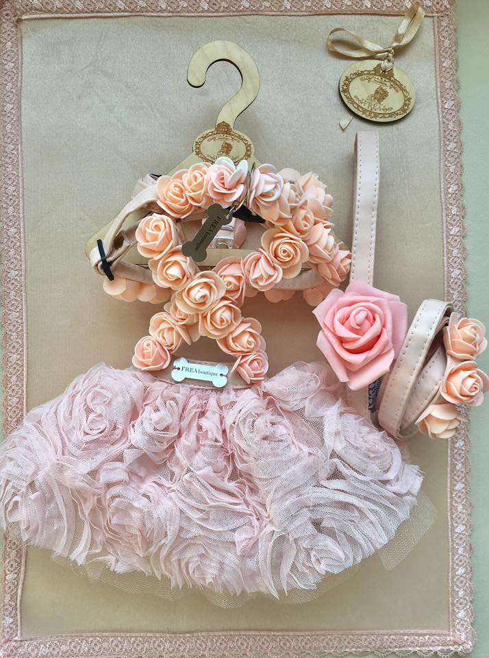 Комплект нагръдниче, поличка и повод "My Secret Fashion Garden collection by FREA"
