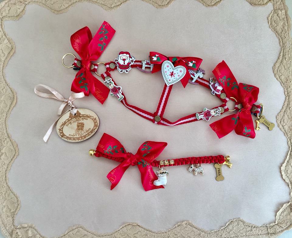 Коледен нагръдник и нашийник-бижу "My Christmas Mood is here collection"