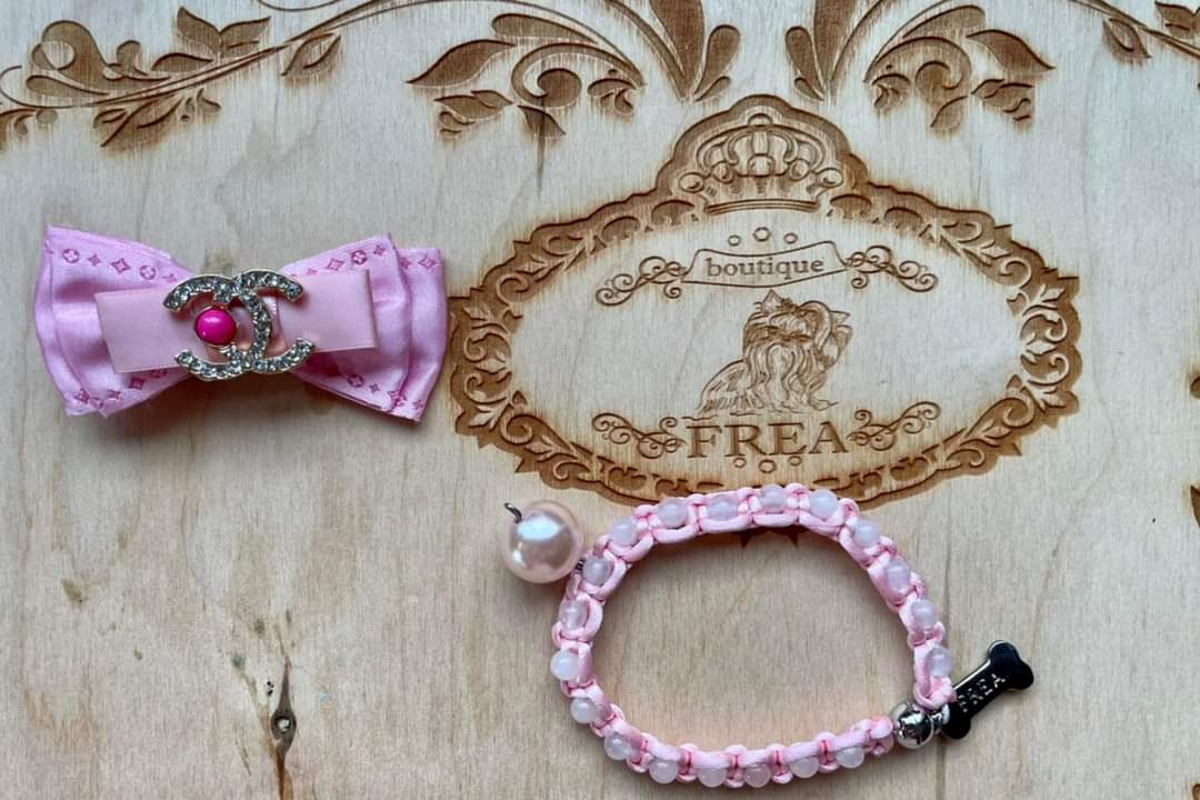Нашийниче-бижу и панделка “My Summer Glam collection by FREA”