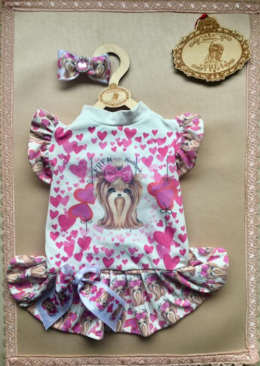 Рокличка и шнолка "My Yorkie Love collection by FREA"