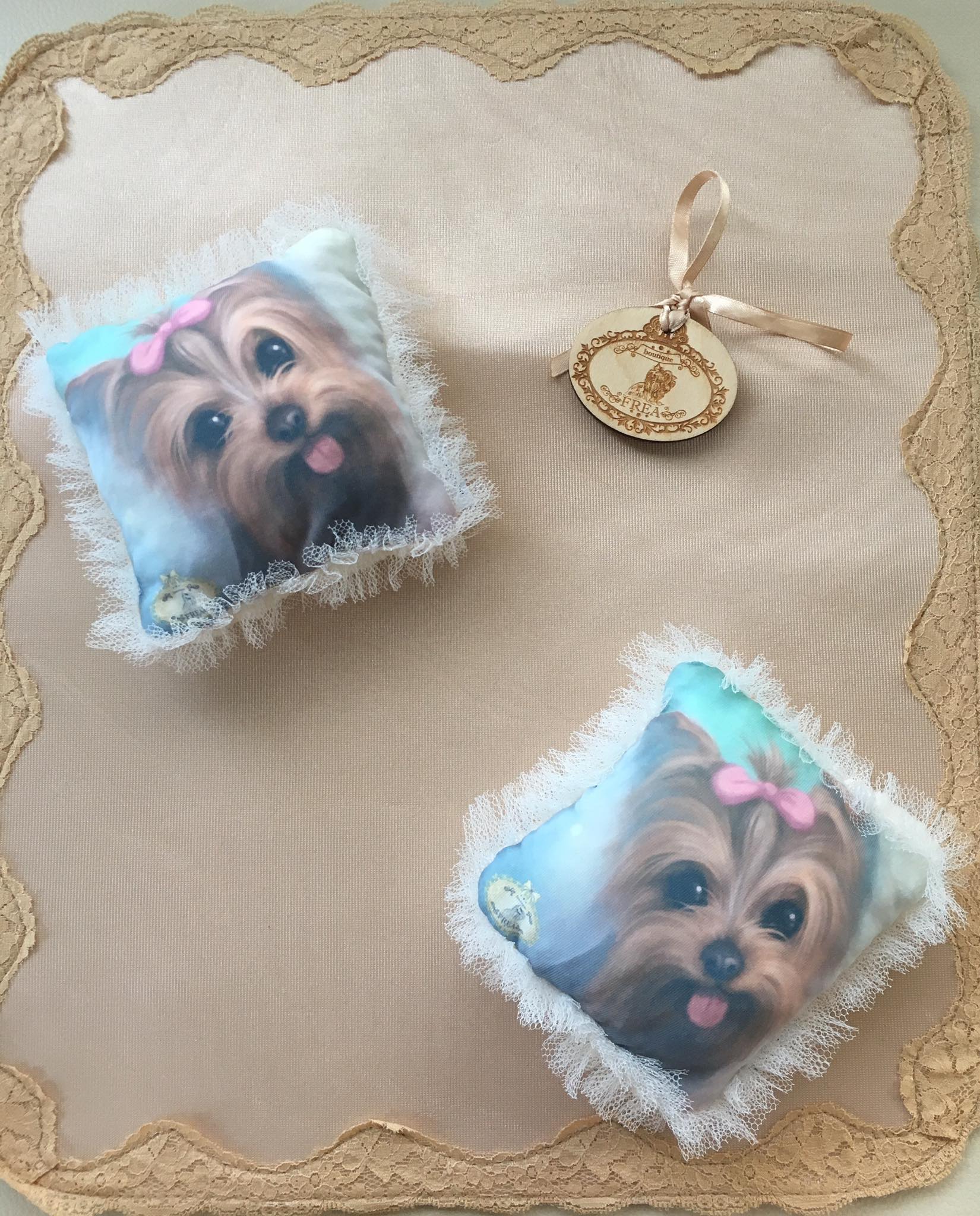 Възглавнички "My Sweet Yorkie Home collection by FREA"