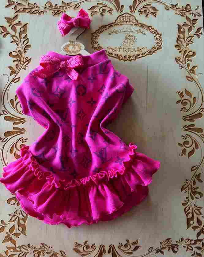 Рокличка и панделка “My Yorkie Fashion Icon collection by FREA”