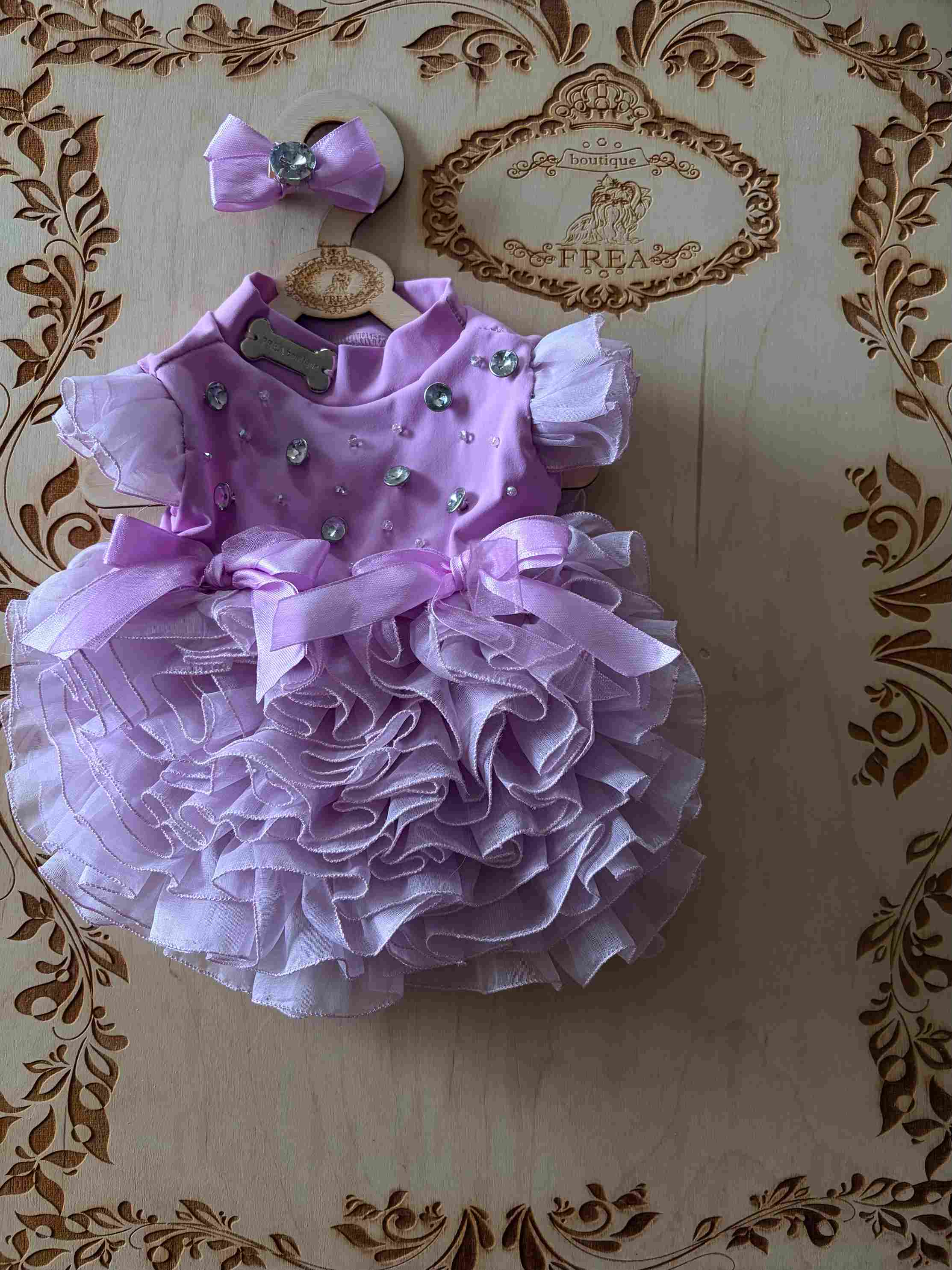 Рокличка и панделка “My Yorkie Fashion Icon collection by FREA”
