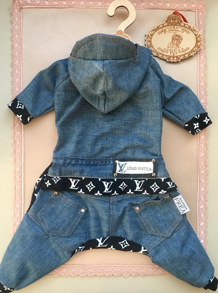 Дънково гащеризонче “My Yorkie Fashion Icon collection by FREA”