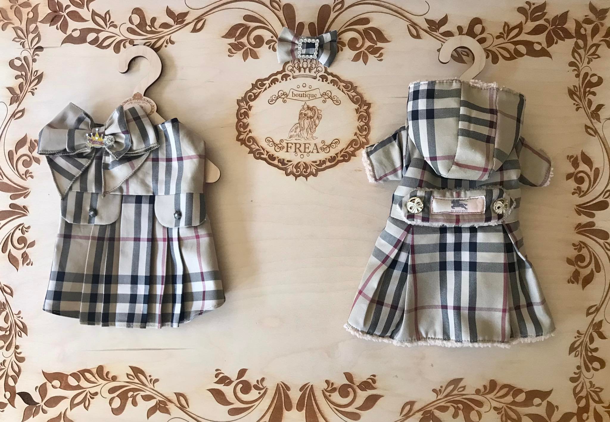 Рокличка, палтенце и панделка “My Yorkie Fashion Icon collection by FREA”