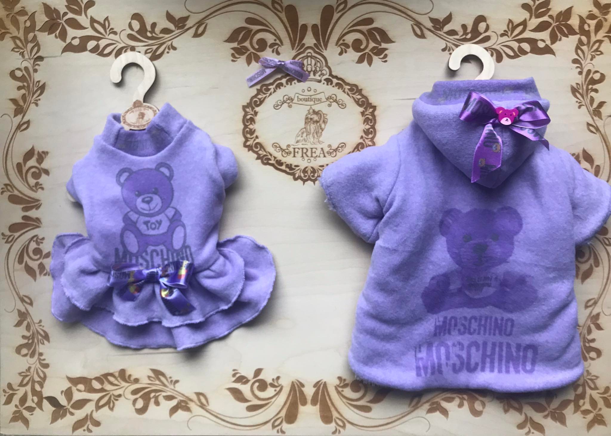 Рокличка , палтенце и панделка “My Yorkie Fashion Icon collection by FREA"