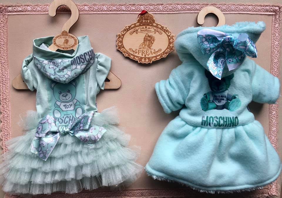 Палтенце и рокличка "My Yorkie Fashion Icon collection by FREA"