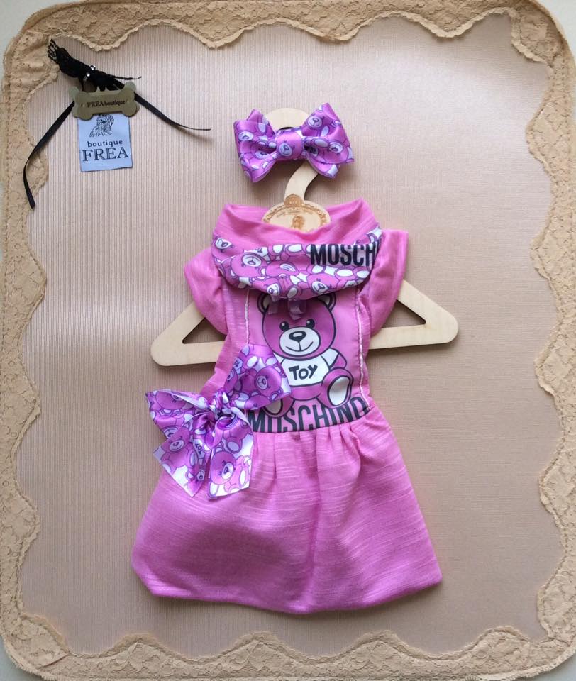 Лятна рокличка и панделка “My Yorkie Fashion Icon collection by FREA”