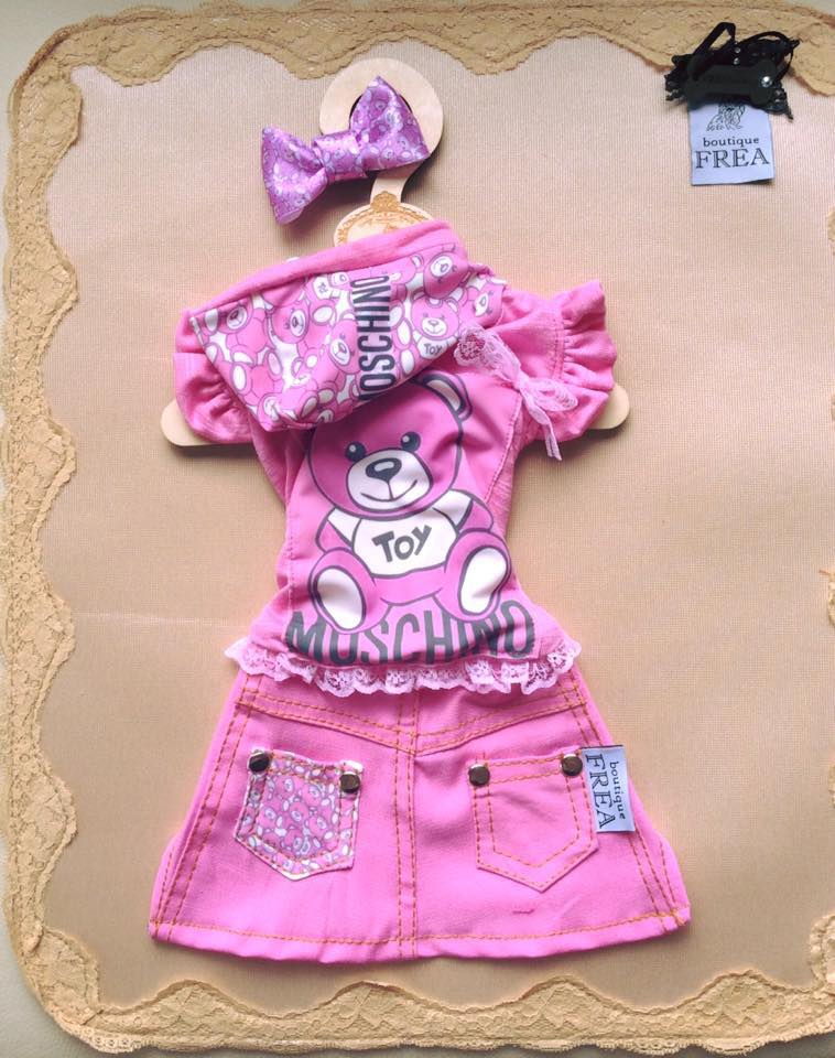 Рокличка и панделка “My Yorkie Fashion Icon collection by FREA”