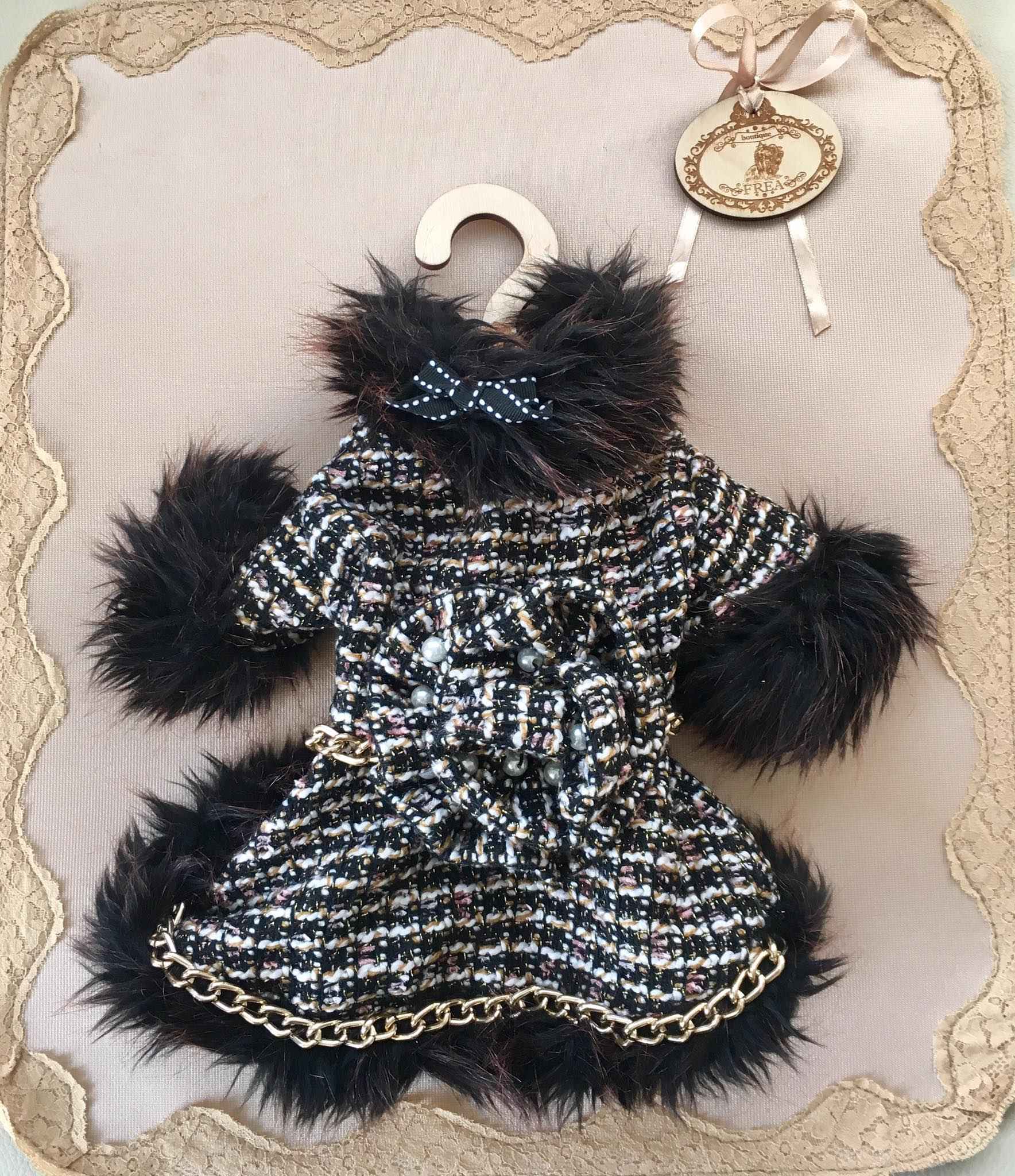 Палтенце "My Yorkie Fashion Icon collection by FREA"