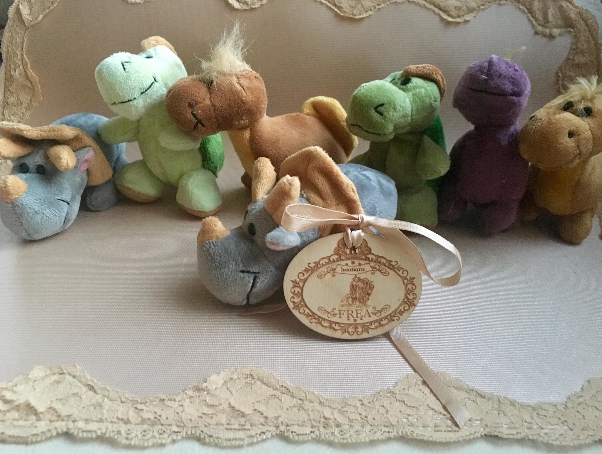 Плюшени брандирани играчки - комплимент за специални клиенти "I LoVe FREA boutique"